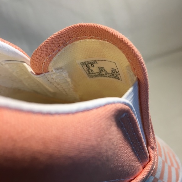 Vans Slip On Checkerboard Pink Cream (NWT) - Picture 11 of 12